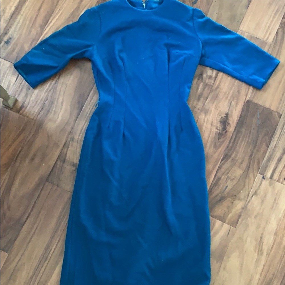 Gorgeous teal 1950s dress XS